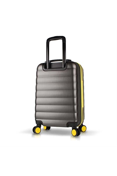 My Valice Colors Abs Küçük Kabin Boy Antrasit Valiz