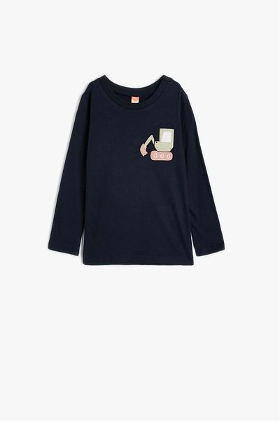 Koton Baby Boy Clothing T-Shirt 5Wmb10192Tk Navy Blue