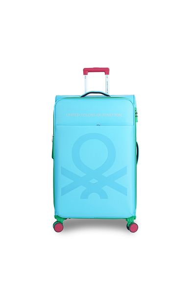 United Colors of Benetton BNTE-50 Set of 3 Luggage with TSA Lock|20/24/28 Inch-LIGHT BLUE
