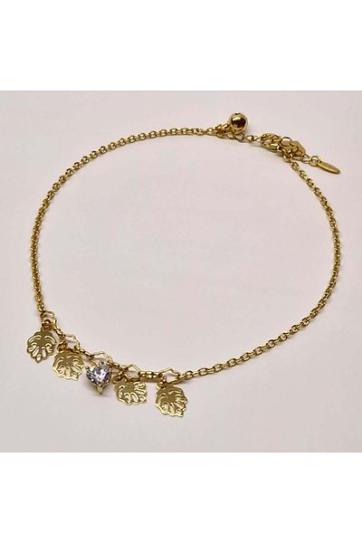 My Bijoux Bratara de picior placata cu aur Eleri