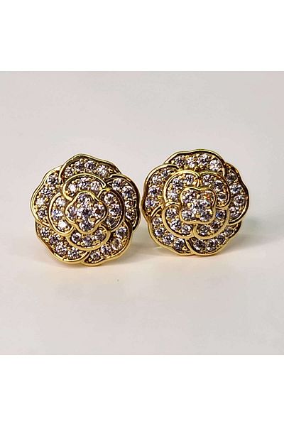 My Bijoux Cercei placati cu aur Amira