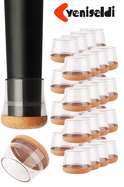 Yenigeldi 32 scaune dreptunghiulare Papucu (lungime 3,3–4,3 cm |   Lățime 2,2–3,1 cm) Protector transparent pentru podea