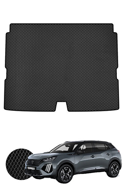 TORPEDO Peugeot 2008 - E-2008 2019 Sonrası Üst Kademe Uyumlu Hücreli Premium Eva Oto Bagaj Havuzu Siyah