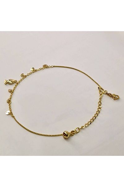 My Bijoux Bratara de picior placata cu aur Zara