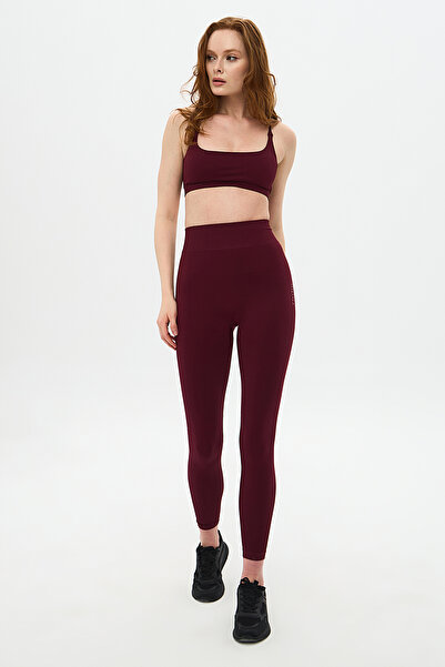 Oishii Momiji Push up Shaping Leggings Burgundy