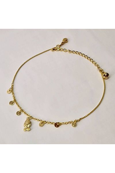 My Bijoux Bratara de picior placata cu aur Zara
