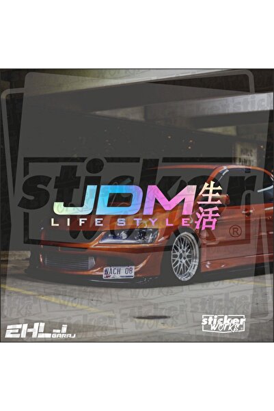 Sticker Works ملصق نمط الحياة Jdm