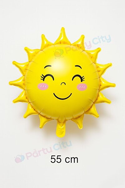 Party City Gülen GÜNEŞ FOLYO BALON Büyük Boy
