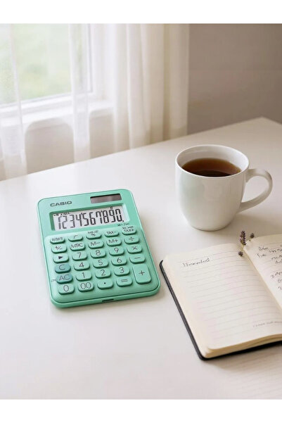 Casio Ms-7uc-gn 10 Hane Yeşil Masa Üstü Hesap Makinesi