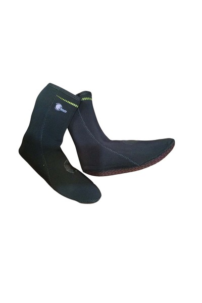 Avcı Market 3mm Neopren Kaydırmaz Tabanlı Siyah Dalış Çorabı - 36-37