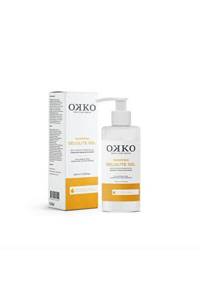 OKKO Isıtıcı Selülit Jeli – Bitkisel Özlü Sıkılaştırıcı ve Nemlendirici Jel (200 ml)