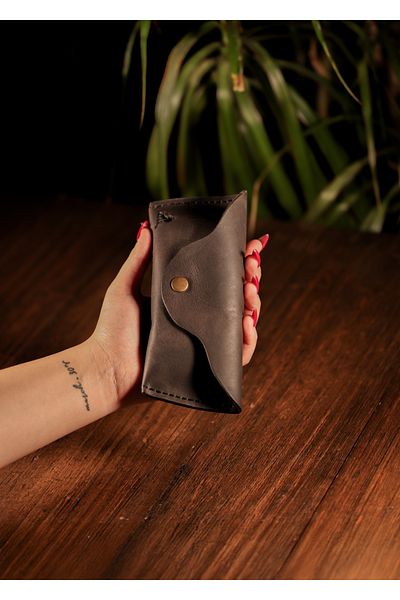 Derimoda Genuine Leather Handmade Glasses Case – Unisex Sunglasses Case