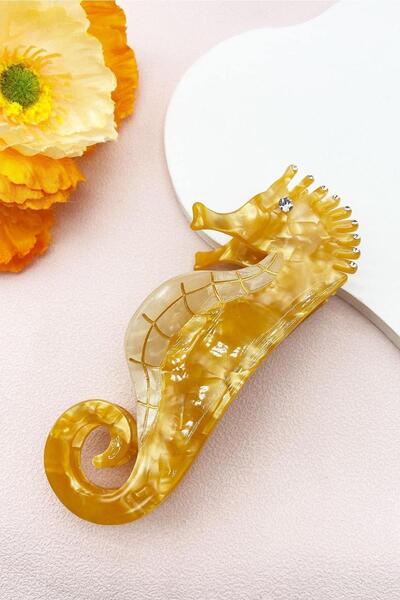 New Obsessions Luxury Acetate - Yellow Seahorse Buckle
