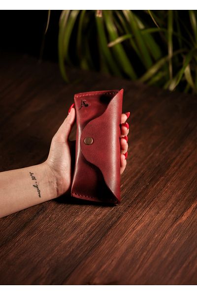 Derimoda Genuine Leather Handmade Glasses Case – Unisex Sunglasses Case