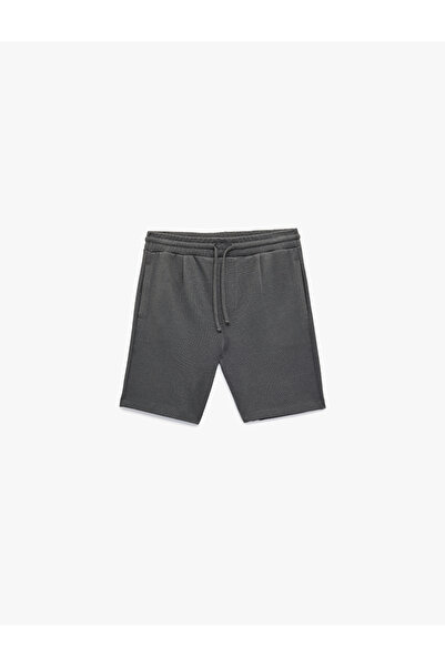 Koton Bermuda Shorts with Pockets and Waist Ties