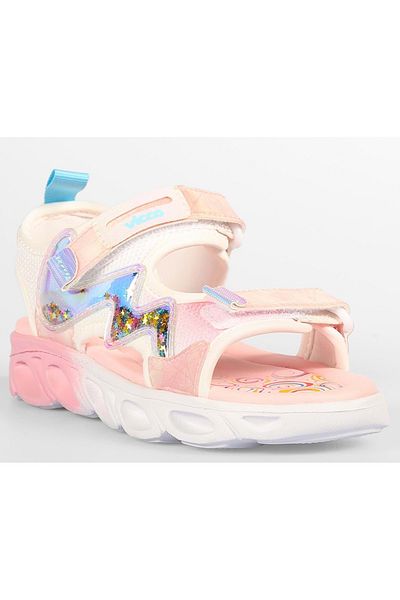 Vicco 332.P25Y.179 Legendy Booties Lighted Phylon White Girl's Sandals
