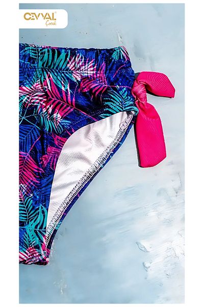 Elayza Double Swimwear Set with Rubble Bows Firl's Double Swimwear Set