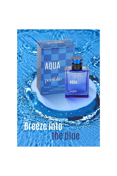 Portfolio Portfolio Paris Aqua Eau De Parfum for Men 100ml – Fresh, Long-last...