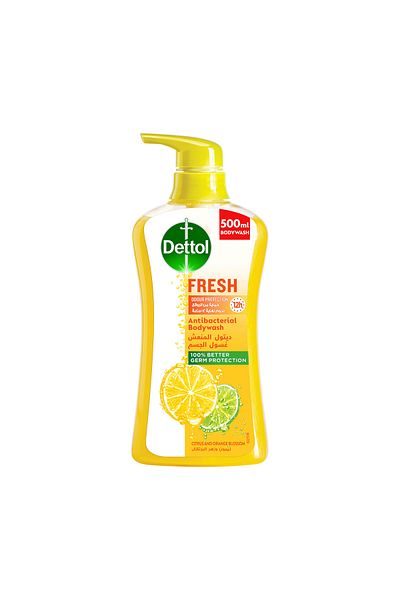 Dettol Fresh Shower Gel & Body Wash Citrus & Orange Blossom Fragrance 500 ml