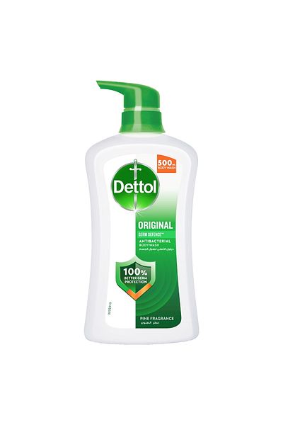 Dettol Original Body Wash Pine Fragrance 500 ml Refreshing Clean, Long-lasting Freshness & Gentle Skin