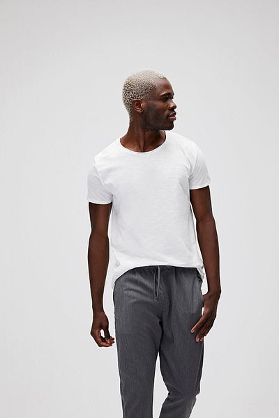 Bad Bear O-neck T-shirt Off-white White Basic Men's T-shirt