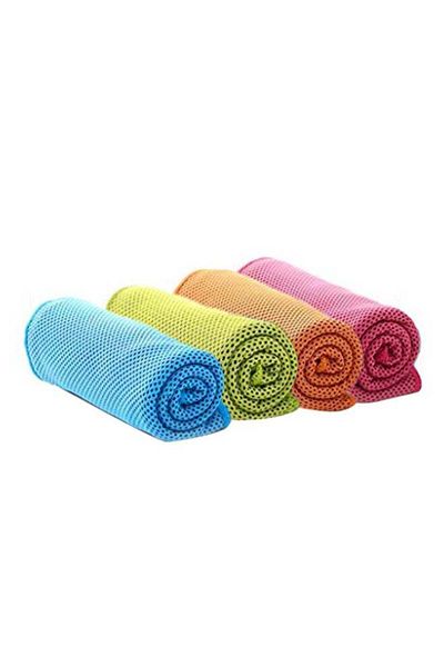 fun zone 4pcs Sports Towel Cold Ice Towel Cooling Ice Towel Cold Ice Silk Scarf Ice Quick Drying