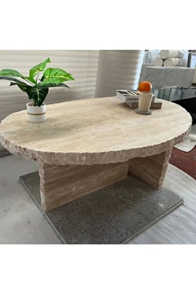 ArteMarble Arte Marble Traverten Orta Sehpa
