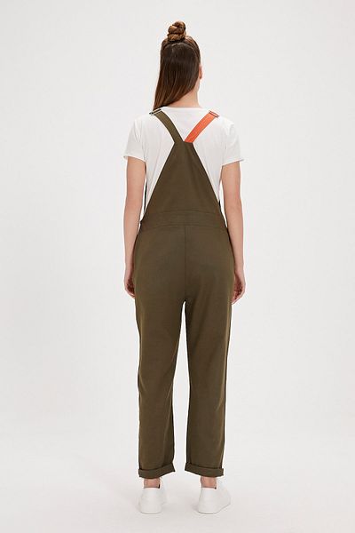 Bad Bear Taya haki side pocket women's jumpsuit