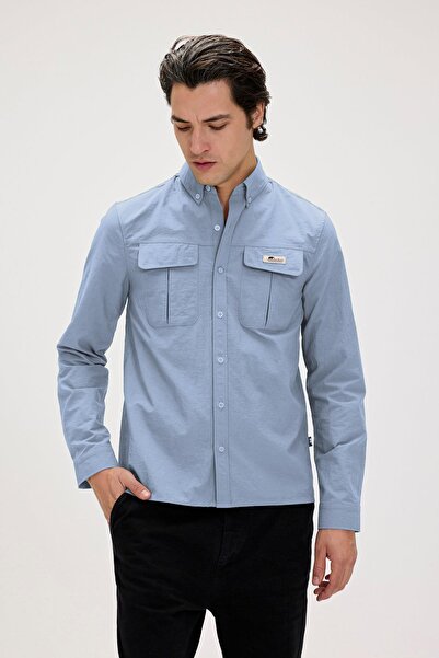 Bad Bear Paul Soluk Yeşil Erkek Gömlek