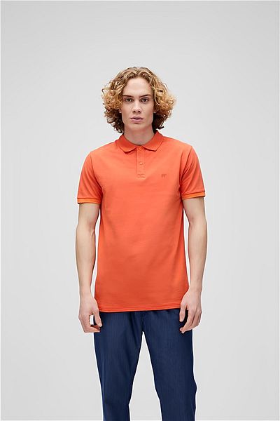 Bad Bear Stark Men's Orange Polo T-shirt