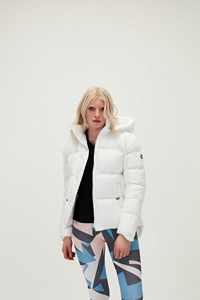 Bad Bear Tinkerbell puffer off-white white Hooded women's coat