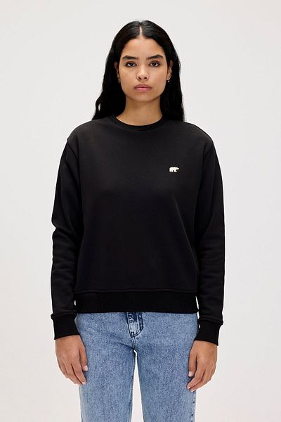 Bad Bear Basic crewneck black women's sweatshirt