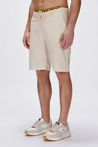 Bad Bear Lyne Beige Men's Shorts - Side Pocket