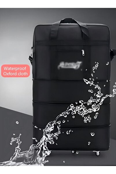 Generic Expandable Foldable Luggage Bag Suitcase Collapsible Rolling Travel Luggage Bag Duffel Bag 90cm