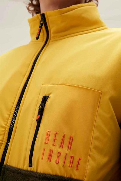 Bad Bear Poncy Full-zip Thyme Green Zippered Men's Fleece Sweatshirt