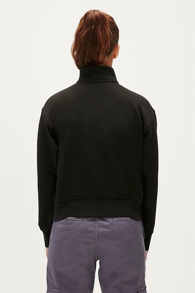 Bad Bear Zoe Half-zip Black Half-Zip Women's Sweatshirt