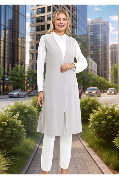 RESPİRO Draped, Soft, Non-Revealing Women's Vest, Mother's Vest, Cotton Vest
