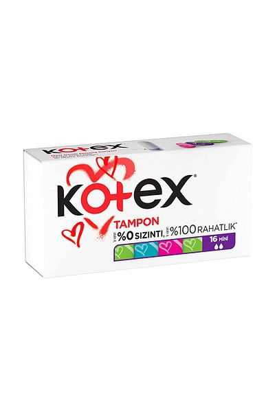 Kotex 16 Mini Bumpers