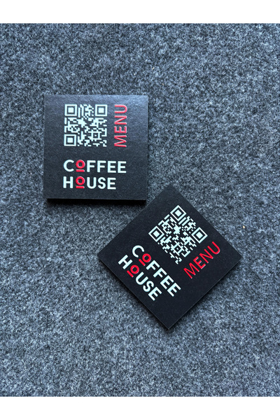 Yönline 10 Adet Ahşap Qr Menü Otel, Bar, Cafe, Restaurant Barkod Masaüstü Qr Kod