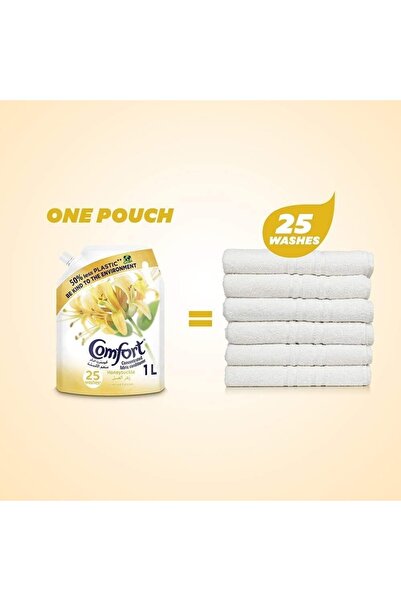 Comfort Fabric Conditioner Honeysuckle 1 Litre Gentle Softness & Long-lasting Freshness For Delicate Baby
