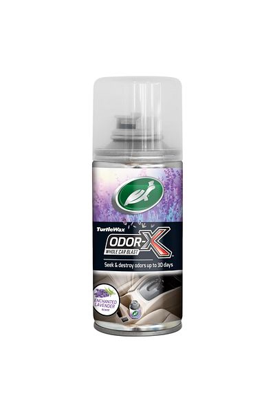Turtle Wax Odor-X Whole Car Blast – Lavender Burst Scent, 100ml, Lasts up to 30 Days