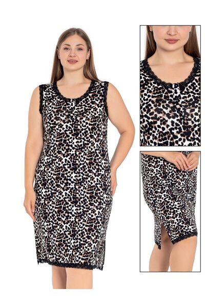 Cotpark 10682 Δαντελένιο - Νυχτικό με μηδενικό μανίκι