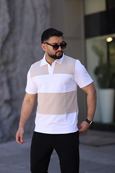 ZENGOLL & RAMİRES Men's Cotton Fabric Polo Neck T-Shirt