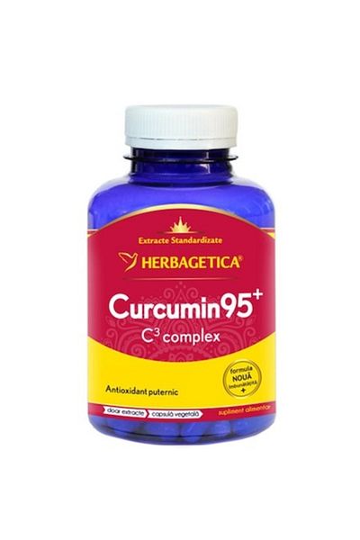 herbagetica Curcumin + 95 C3 Complex Herbagetica, 120 capsules