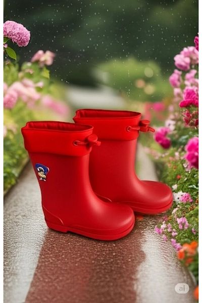 belixspor Konçlu Boy's Rain Boots 26-35 Red