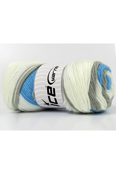 Ice yarns (4 قطع 100 جرام) مجموعة من 4 قطع من الأكريليك من BIG BANG باللون ال...