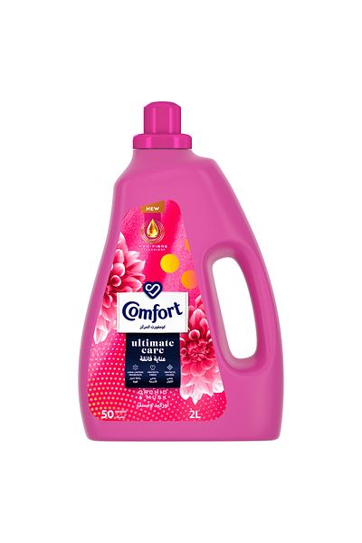 Comfort منعم أقمشة مركز برائحة الأوركيد والمسك 2 لتر نعومة فاخرة ورائحة زهرية منعشة تدوم طويلاً
