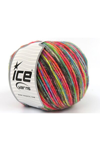 Ice yarns (4 قطع 100 جرام) صوف VARICOLOR WORSTED، أكريليك 4 عبوات