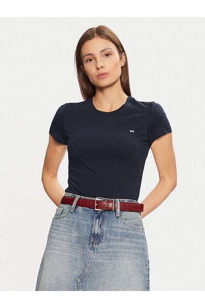 Tommy Hilfiger Жіноча футболка Tjw Slim - темно-синя