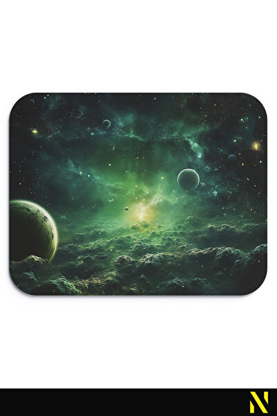 nilizma Galaxy Themed Colorful Ergonomic Mouse Pad with Non-Slip Surface Ideal Mousepad for Home and Office Use